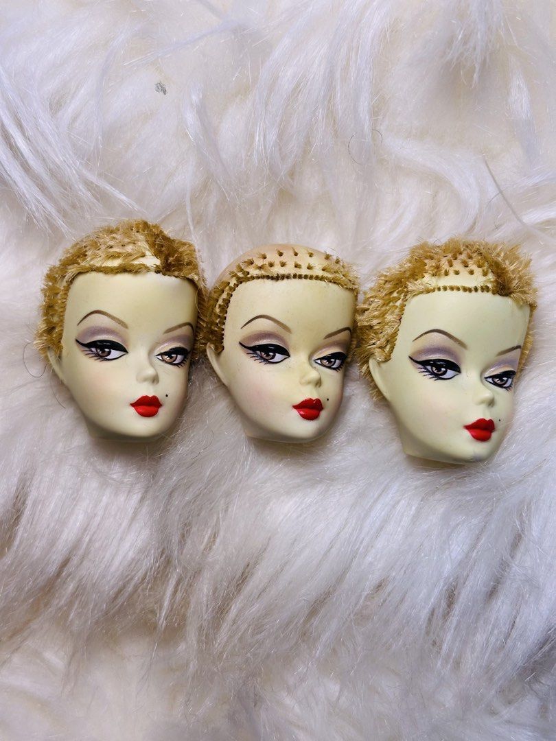 barbie silkstone head take all (Category: Figurines & Statues) located in Santa Maria. Submitted by houseofluckytoystore (Listing ID 1457740650, Image 2). Description: barbie silkstone head take all Pre-Loved toys and signs of usage RFS: mag resign na mag reroot (eme) Preferred take all (3pcs) 1500 Kapag isa lang 600 each po what you see is what you get po For SURE BUYERS only lang po NO RESERVATION / Wala na din tawad MY LOCATION STA MARIA BULAC