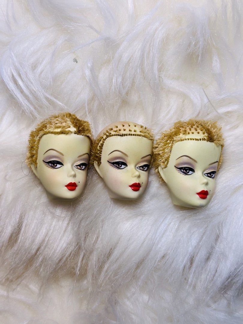 barbie silkstone head take all (Category: Figurines & Statues) located in Santa Maria. Submitted by houseofluckytoystore (Listing ID 1457740650, Image 3). Description: barbie silkstone head take all Pre-Loved toys and signs of usage RFS: mag resign na mag reroot (eme) Preferred take all (3pcs) 1500 Kapag isa lang 600 each po what you see is what you get po For SURE BUYERS only lang po NO RESERVATION / Wala na din tawad MY LOCATION STA MARIA BULAC