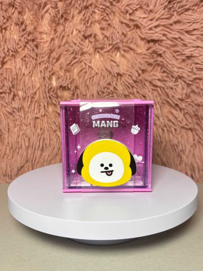 BT21 Chimmy Storage Cube (Category: Storage Boxes & Baskets) located in Balanga. Submitted by chaiee.btn (Listing ID 1457792802, Image 1). Description: *mistakenly got the Mang cube for the Chimmy character knob 🥲 ‣ decluttering sale, all must go! ‣ all detailed pictures already posted ‣ NO: cancellations, returns, refunds ‣ Loc: Bataan ‣ MOD: J&T/meet-up at SM City Bataan ‣ MOP: Gcash/Maribank PM for more details! 📩.