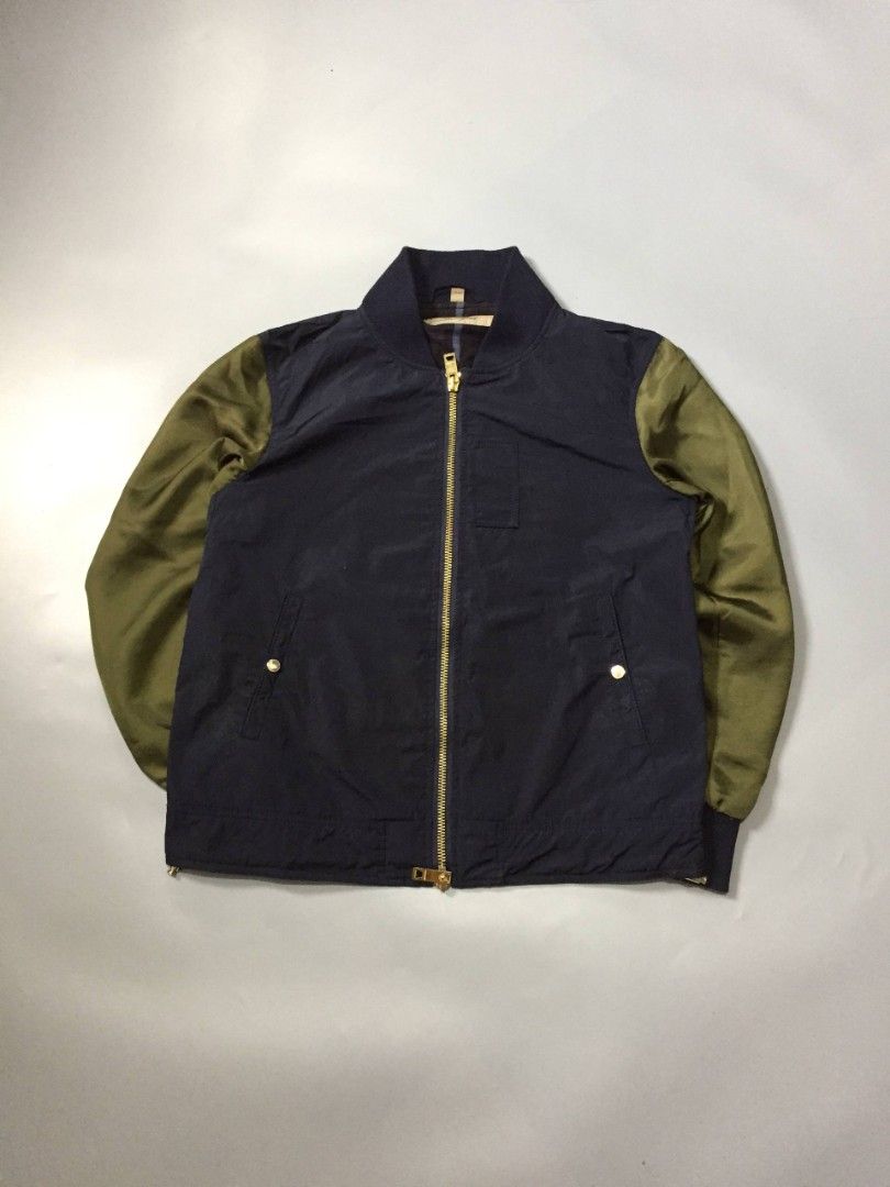 Burberry Jacket (Category: Coats, Jackets and Outerwear) located in Balayan. Submitted by _wethrift (Listing ID 1457828639, Image 1). Description: BURBERRY JACKET - size M - dimension 21.5 x 25 - excellent condition - color rate 9/10 - minimal runs not noticeable / 1 pin hole pero di tagos MINE - 📥 +shipping fee 📍 BALAYAN, BATANGAS.