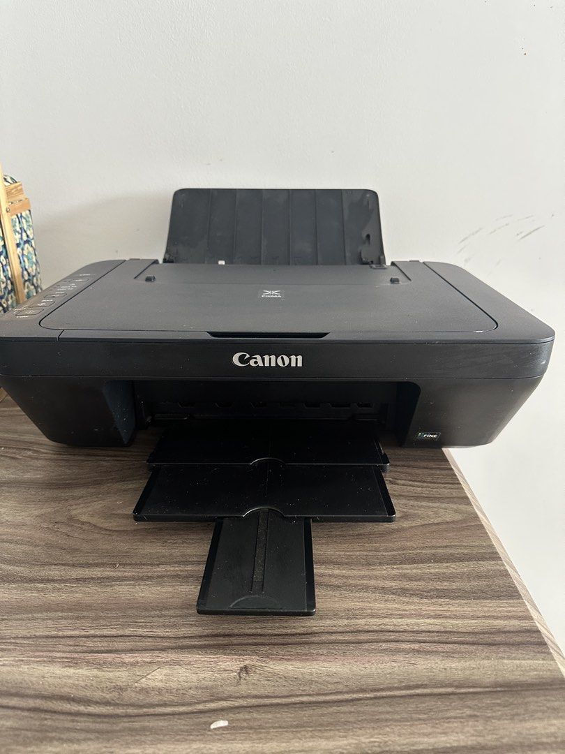 Canon E400 Printer Scanner (Category: Printers, Scanners & Copiers) located in Bangi. Submitted by ruby_shamshir (Listing ID 1457792960, Image 1). Description: Canon Prixma E400 Scanner and Printer mode Free black and white catridge ink No default Lightweight suits for office and school setup .