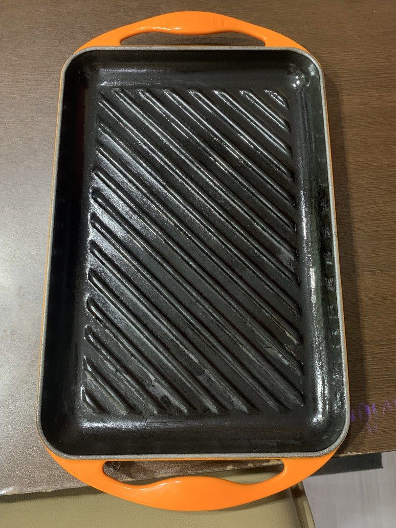 Cast iron LE CREUSET (Category: Cookware & Accessories) located in Manila. Submitted by akotisay (Listing ID 1457875949, Image 1). Description: FOR SALE LE CREUSET CAST IRON GRILL PAN EXCELLENT CONDITION TAGUIG CITY LOCATION PM OR TXT 09957525547.