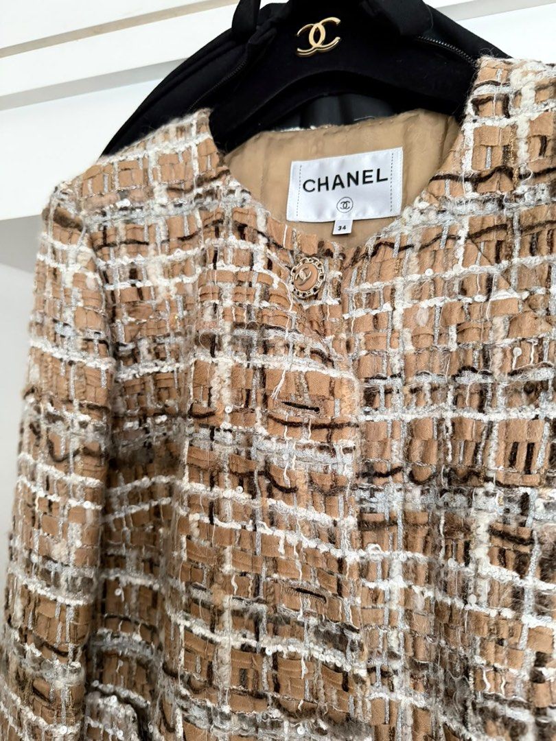 Chanel 18 Lafayette Tweed Jacket (Category: Coats, Jackets and Outerwear) located in Quezon City. Submitted by adnct (Listing ID 1457804042, Image 1). Description: Classic Chanel tweed jacket - A timeless wardrobe essential Only used once!.
