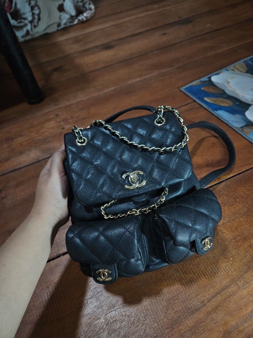 Chanel caviar mini backpack (Category: Luxury Bags & Wallets) located in Zamboanga. Submitted by Clairey03 (Listing ID 1457832699, Image 2). Description: NGA cute.