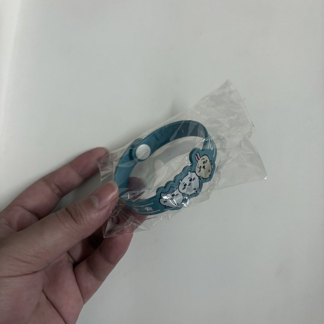 Chiikawa Wrist Band (Category: Bracelets) located in Manila. Submitted by buttern0t (Listing ID 1457832606, Image 1). Description: 💌 for proof of transactions & safekeeping of items , dm us on IG @dara.aniks / @puffyberries ✮⋆˙.