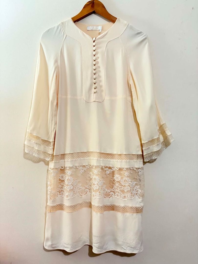 Chloé Shift Lace Dress (Category: Luxury Apparel) located in Pasig City. Submitted by shopsmart.mnl (Listing ID 1457835392, Image 3). Description: In very good condition Size 34 in tag .