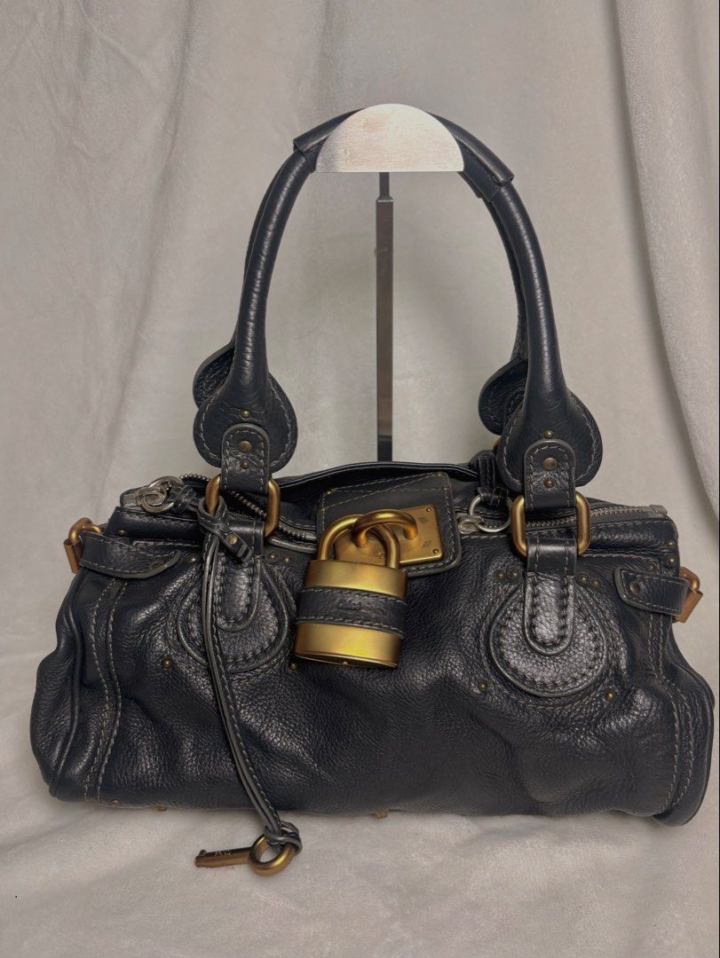 Chloe Leather Paddington Hand Bag (Category: Luxury Bags & Wallets) located in Santa Rosa. Submitted by alinauy (Listing ID 1457751607, Image 1). Description: DETAILS * Authentic Chloe Paddington Hand Bag * Dimensions (CM) WxHxD: 35.00 x 18.00 x 20.00 * Lock: Rosegold * Size: XL * Color: Blue * Leather * Gold-tone hardware * Signature Padlock Detail * metal feet * No Dust Bag and box 💳 PAYMENT * Full payment only. * No Cash on Delivery, Cash on 