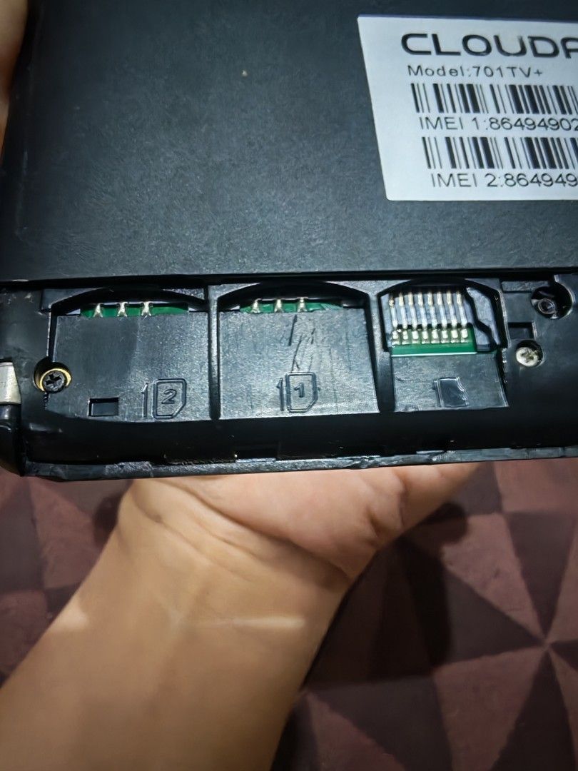 Cloudpad TV Tablet (Category: Android) located in Pasig City. Submitted by cahrllene (Listing ID 1457734532, Image 3). Description: with TV, RADIO pwede din lagyan ng sim pang text or call, pang scroll, search, listen to music. Expect nga lang na hindi na ganun kabilis. Nakatambak nalang sa bahay, wala nadin gumagamit.