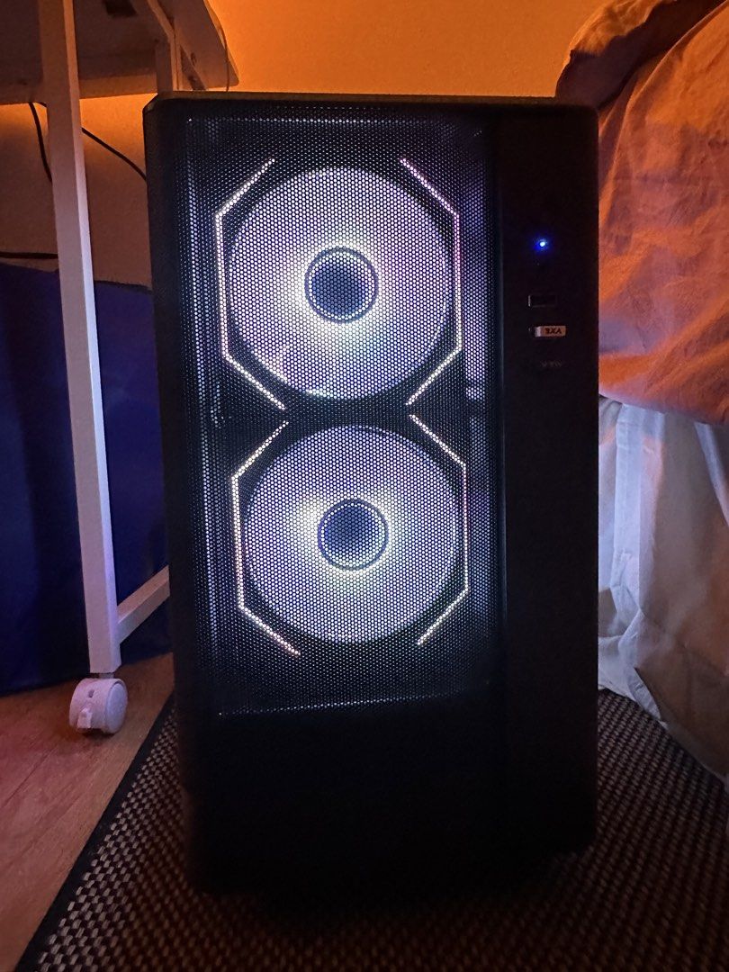 Computer (Category: Desktops) located in Manila. Submitted by mysticfire_815ab4 (Listing ID 1457784150, Image 3). Description: Description:Selling a powerful, smooth-running budget gaming PC in excellent condition. Perfect for competitive gaming at 1080p (Valorant, Fortnite, Apex Legends), streaming, and office/school work. Full Specifications: CPU: AMD Ryzen 7 5700X (8 Cores / 16 Threads - great for multi-tasking) Motherboard: Gigabyte B550M K G