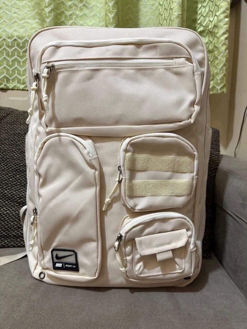 Cream Nike Utility Speed Training Backpack (Category: Backpacks) located in Quezon City. Submitted by stuffs.hellyy (Listing ID 1457895023, Image 1). Description: Utility Speed Training Backpack Size: 46cm H x 28cm W x 15cm D (27L) CK2668-010 .