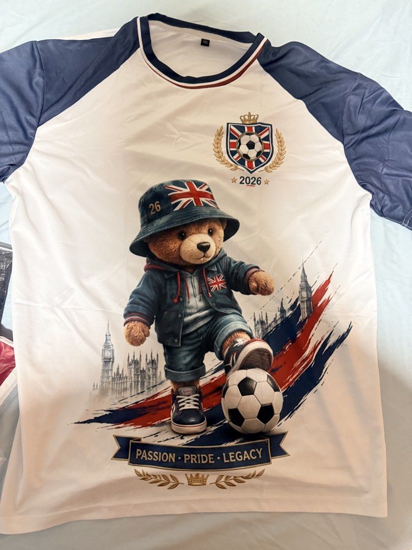 Creative T (Category: Activewear) located in Singapore. Submitted by vinyl_vin (Listing ID 1457799778, Image 2). Description: Football T - nice design.