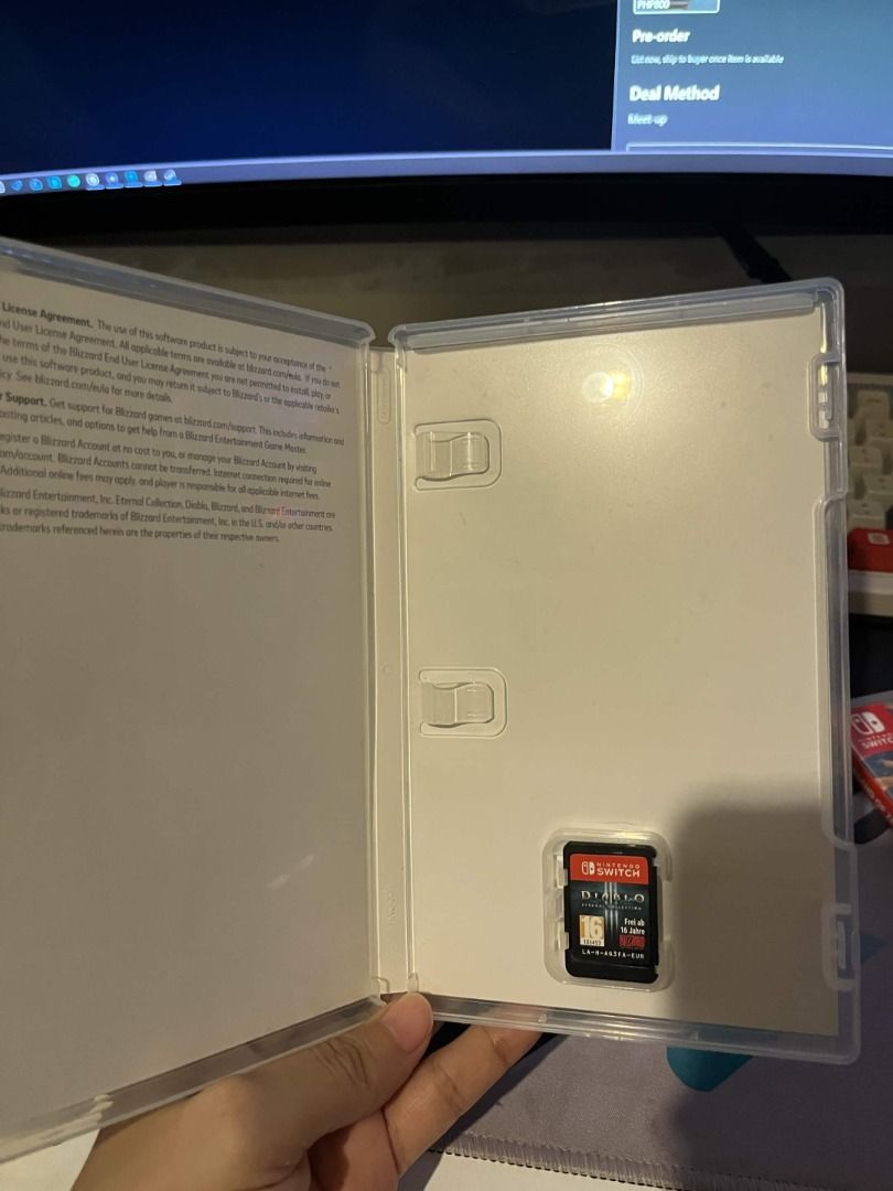 Diablo III Nintendo Switch Game (Category: Nintendo) located in Santa Cruz. Submitted by konburice (Listing ID 1457765847, Image 2). Description: - Diablo Eternal Collection for Nintendo Switch - Includes game cartridge and case - Payment: GCASH/BPI/Maribank - Shipping: J&TExpress/Lalamove if available (item location is Sta. Cruz, Laguna) - Meetup: Metro Central Mall.