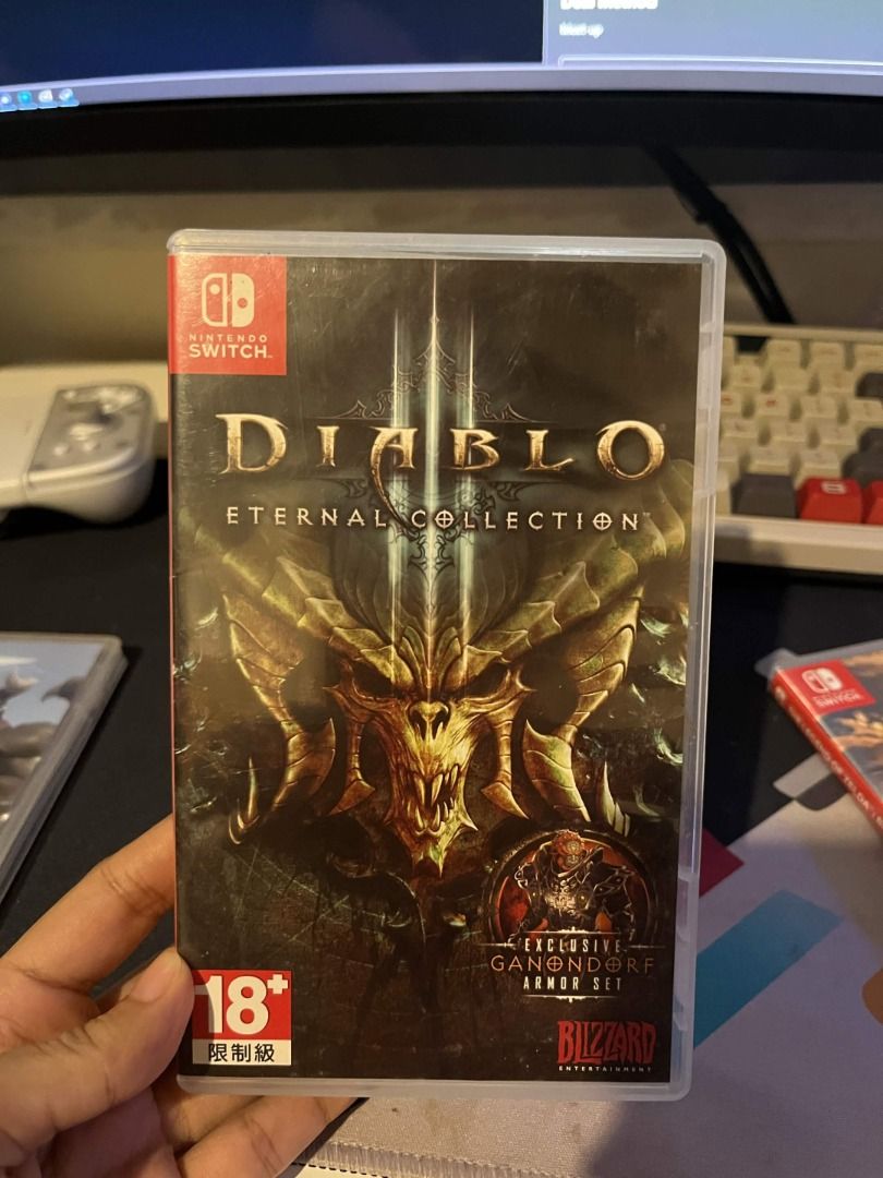 Diablo III Nintendo Switch Game (Category: Nintendo) located in Santa Cruz. Submitted by konburice (Listing ID 1457765847, Image 1). Description: - Diablo Eternal Collection for Nintendo Switch - Includes game cartridge and case - Payment: GCASH/BPI/Maribank - Shipping: J&TExpress/Lalamove if available (item location is Sta. Cruz, Laguna) - Meetup: Metro Central Mall.