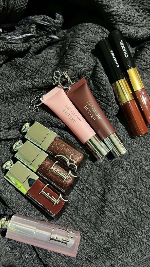 Dior Lippies for sale (Category: Makeup) located in Manila. Submitted by makeupspostingszz (Listing ID 1457861384, Image 1). Description: - dior lip butter - dior lip balm - dior lip oil - chanel duo.