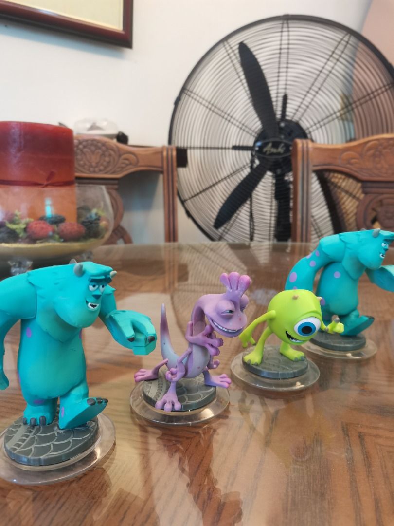 Disney infinity monster inc (Category: Figurines & Statues) located in Tarlac. Submitted by la.figz (Listing ID 1457763790, Image 2). Description: Disney infinity monster inc Set for ₱1000 Mod :jnt Buyer shoulder shipping fee Payment via gcash .