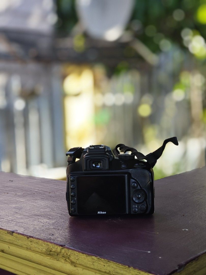 DSLR Nikon D3400 with Bluetooth (GoodAsNew) (Category: Cameras) located in San Fernando. Submitted by mariechelle15 (Listing ID 1457772204, Image 3). Description: For SALE!! Nikon D3400 with Bluetooth to transfer files. Specs: •24MP APS-C CMOS sensor •11-point phase detect autofocus system •1080/60p video capability •Fixed 3" 920k-dot LCD screen •5 fps burst shooting •Bluetooth LE for image transfer •SEE MORE FULL SPECS @ GOOGLE Details: NO ISSUE