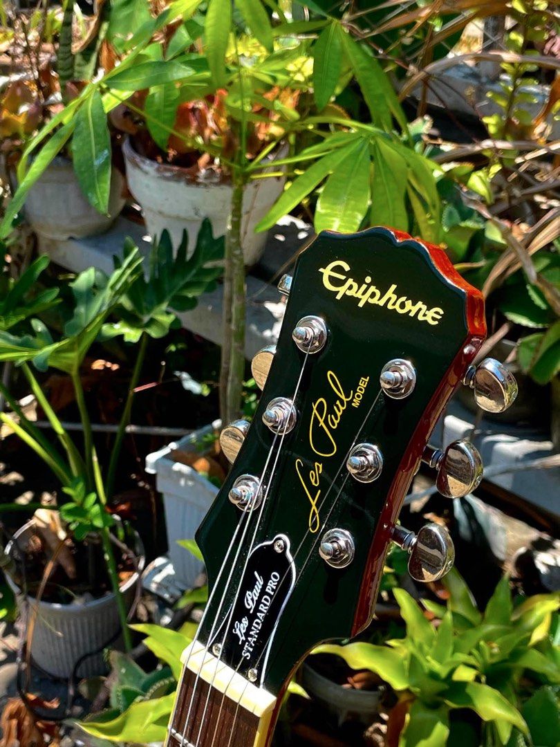 EPIPHONE LES PAUL STANDARD PRO SPLIT COIL (Category: Musical Instruments) located in Manila. Submitted by mikodvn (Listing ID 1457751142, Image 2). Description: EPIPHONE LES PAUL STANDARD PRO SPLIT COIL REASON FOR SELLING: NEED FUNDS BOUGHT IN CRESCENDO MALL OF ASIA 2024 ORIGINAL PRICE: PHP 40,000 ISSUE: PAINT ISSUE NO WOOD DAMAGE SEE PHOTO GOOD AS NEW.