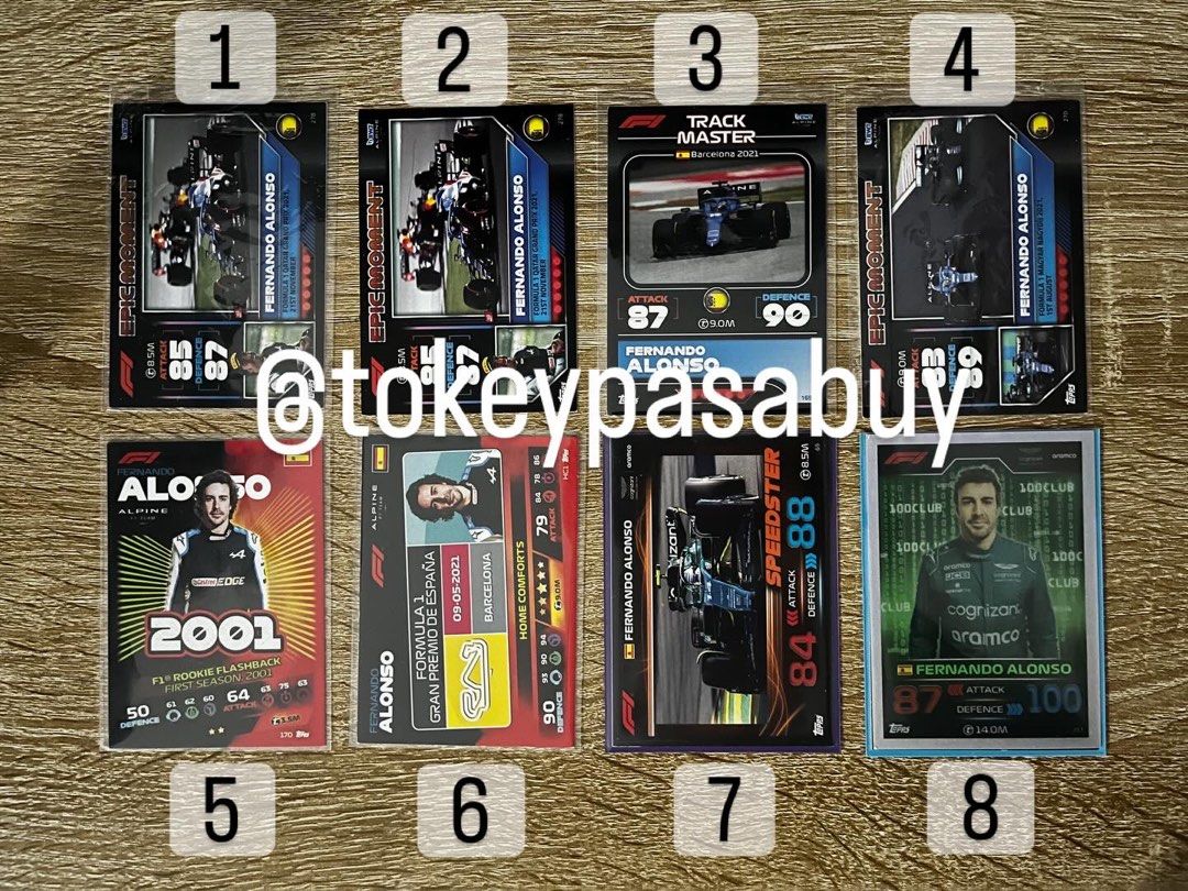 FERNANDO ALONSO F1 CARDS (Category: Raw Singles) located in Paranaque City. Submitted by tokeypasabuy (Listing ID 1457801826, Image 1). Description: DECLUTTERING 👌 READY TO SHIP 👌 FERNANDO ALONSO F1 CARDS 100 PHP EA MOP: Maribank/Bank Transfers MOD: SCO/JNT DM for Inquiries 😊 #F1 #FORMULA1 #FERNANDOALONSO #ASTONMARTIN .
