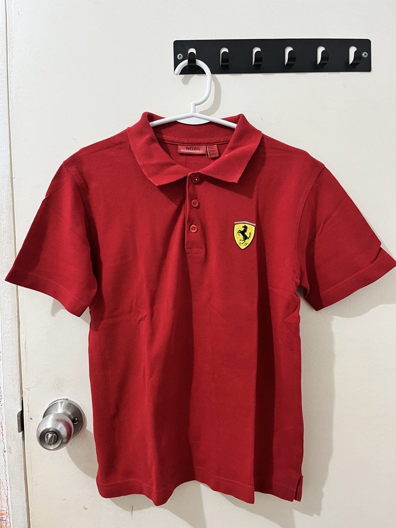 Ferrari polo shirt (Category: Babies & Kids Fashion) located in Bulacan. Submitted by aem02 (Listing ID 1457717450, Image 1). Description: This is preloved item. Please manage your expectations. Thank you! ✔️ Payment first policy ✔️ No COD/COP please ⭐ MOP - GCash, Bank Transfer 🚚 MOD - LBC and Lalamove 📍 LOC - Bulacan.