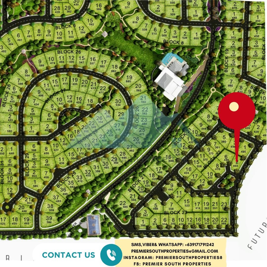 FOR SALE – Mirala Nuvali (Category: Lot) located in Santa Rosa. Submitted by premier_south_properties (Listing ID 1457779054, Image 1). Description: FOR SALE – Mirala Nuvali 📍 Mirala Nuvali 📌 Block 22 Lot 2 📐 Lot Area: 402 sqm 💰 Price: ₱45,000 per sqm ✨ Property Highlights: ✅ Prime corner lot ✅ Located beside a pocket park ✅ With a 3-meter easement on one side for added privacy and extra space ✅ Southeast-facing orientation Perfect for buildi