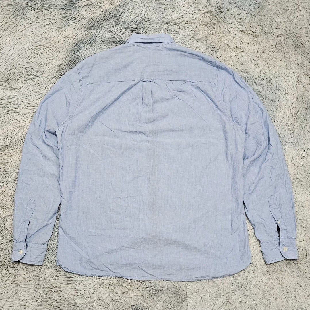 Fred Perry x Drakes Button Down Longsleeve Polo Shirt (Category: Formal Shirts) located in Manila. Submitted by shio_gray (Listing ID 1457799807, Image 3). Description: Authentic sz Large L 29 x W 23 inches.