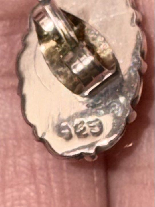 From eu flea market vintage sterling silver 925 silver Madagascar Moonstone earrings 歐洲回流 復古 中古 純銀 925銀 馬島月光石 耳環 （分類：耳環）位於 Hong Kong。 由 dewin_ 提交（商品編號 1457849966，圖片 2）。簡介： 。