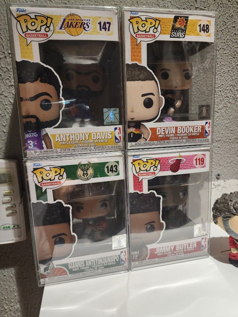 Funko Pop Figures - Marvel, Witcher, Ninja, NBA, Music (Category: Designer & Blind Box Toys) located in Manila. Submitted by kg613 (Listing ID 1457816485, Image 3). Description: - Funko Pop Collection for Sale! - Featuring popular characters from: - Marvel: The Falcon, The Winter Soldier, Batman - The Witcher: Geralt - Gaming/Pop Culture: Ninja, Machine Gun Kelly - NBA Legends: Michael Jordan, Magic Johnson, Larry Bird, and more! - Ideal for coll