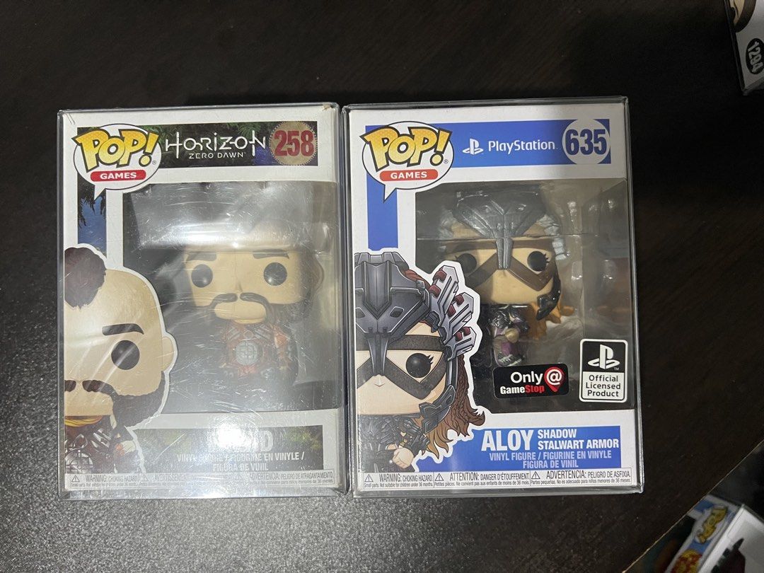 Funko Pop: Horizon Set (Category: Designer & Blind Box Toys) located in Pasig City. Submitted by allukaxkillua (Listing ID 1457847694, Image 1). Description: For Sale Funko Pop: Horizon Set Aloy Shadow Stalwart Armor Erend Price: ₱1600 Condition: varies *with protectors Location: Caniogan, Pasig City, Metro Manila MoD: Lalamove, Grab or any same day delivery booking app (buyer’s booking); J&T (payment first) MoP: GCash, Maribank, UnionBank, Maya 