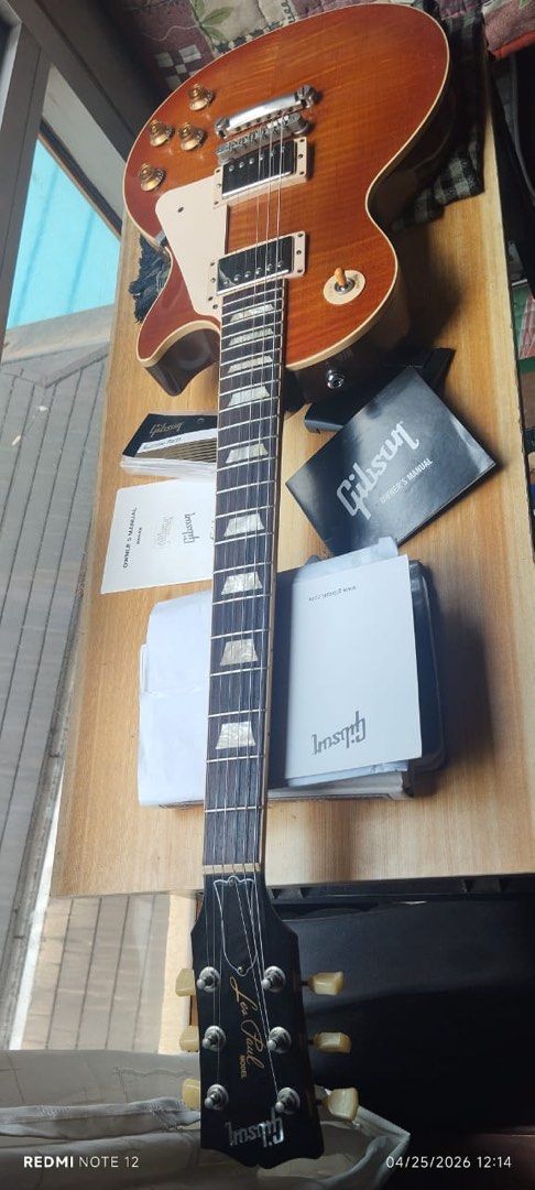 Gibson Les Paul 2019 50s Standard (Category: Musical Instruments) located in Manila. Submitted by 2xu0911 (Listing ID 1437944080, Image 1). Description: Gibson Les Paul 2019 50s Standard in mint condition with stock Burstbucker 1 & 2 Pickup. Mahogany 1 pc Unchambered Body with AA Flame 2pc Maple Top. Includes Gator Hardcase and Papers... Only plays at home... Last Price Posted and No Trade or Swap No Reply Means Not Interested... RFS: I have 2 Le