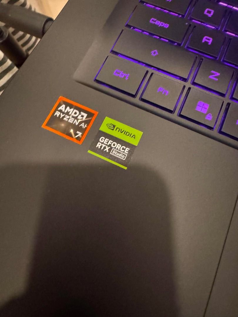 Gigabyte AERO Laptop - AMD Ryzen, NVIDIA RTX Studio (Category: Laptops & Notebooks) located in Makati City. Submitted by samirleguarda (Listing ID 1457716109, Image 2). Description: Gigabyte Aero X16 1WH93PHC94AH Copilot+ 16" QHD+ (2560x1600) 165Hz IPS Ryzen AI 7 350 32gb ddr5 Ram (upgraded) 1TB SSD RTX 5070 8GB Complete with box and receipt With laptop cooling pad Dop : Oct 2025 90k slightly negotiable Can swap sa gaming desktop. Depende sa spec