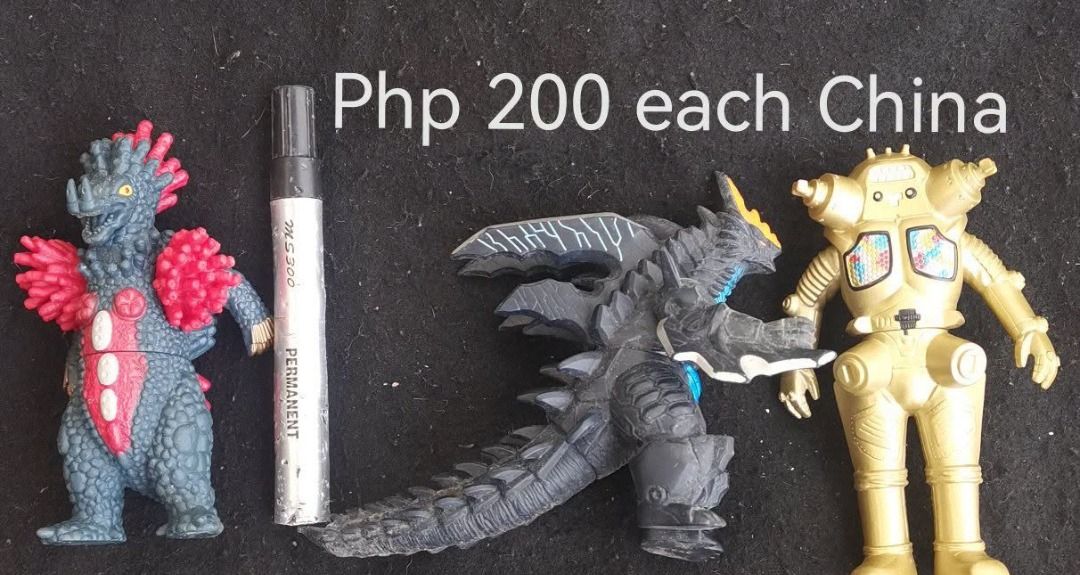 Godzilla Kaiju Figures and merchandise (Category: Figurines & Statues) located in Los Banos. Submitted by princessbotique (Listing ID 1457837440, Image 3). Description: Godzilla Kaiju Figures and merchandise Preloved As is See pix for price and details First come First Serve Please add shipping fee From Los Banos Laguna Meetups per arrangement MOP GCash first to pay basis No reservations No COD No checkout PM MY PAGE if interested Please Like and