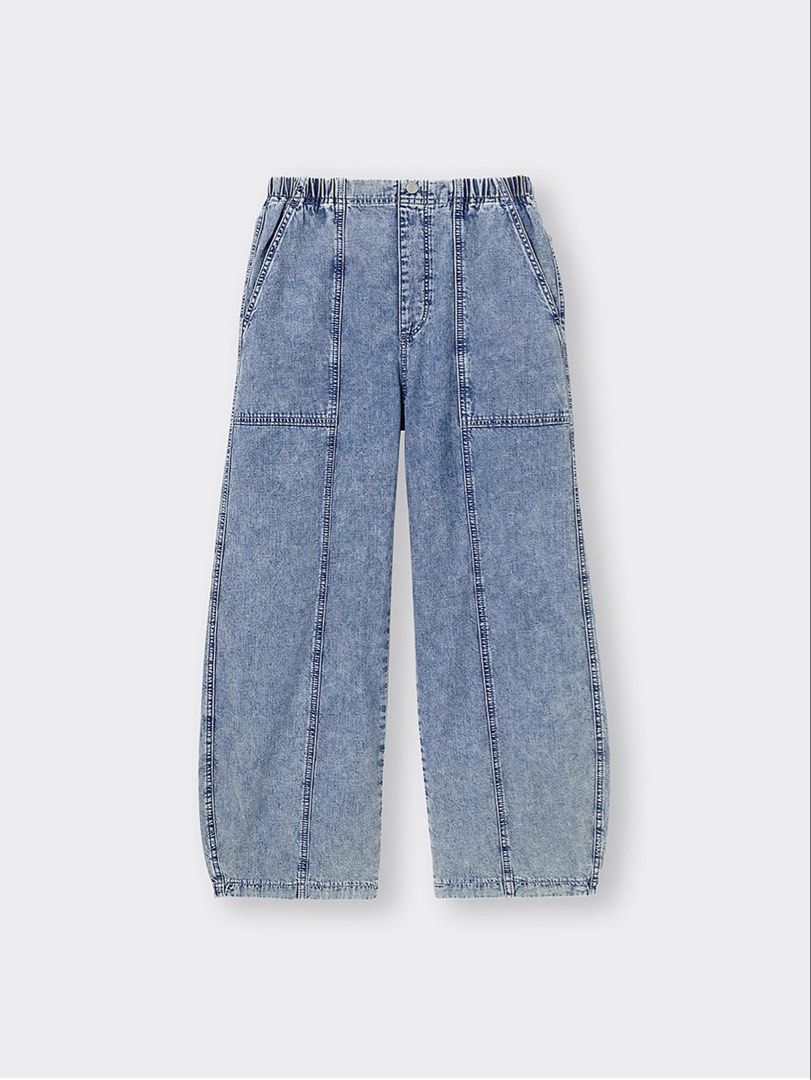 GU Jeans Medium (Category: Jeans) located in Mandaluyong City. Submitted by gemmiebears (Listing ID 1457732465, Image 1). Description: GU Size on Tag: M Waistline: Stretchable from 22-26” Length: 38” Ankle: 8”.