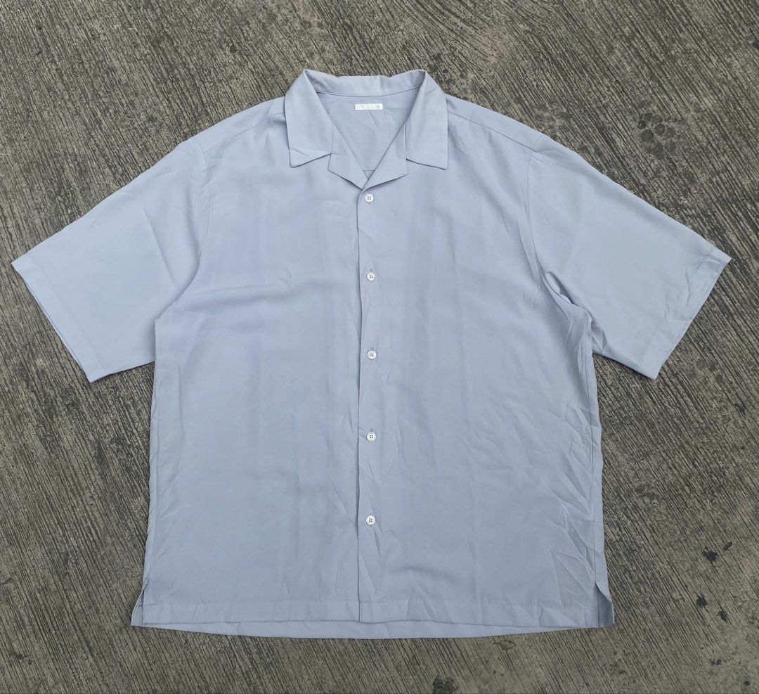GU Open Collar Button Down Polo (0128) (Category: Formal Shirts) located in Cebu City. Submitted by czar0518 (Listing ID 1457842298, Image 1). Description: GU Open Collar Button Down Polo Width 24 Length 29 Excellent condition Dm sure buyer.📩.