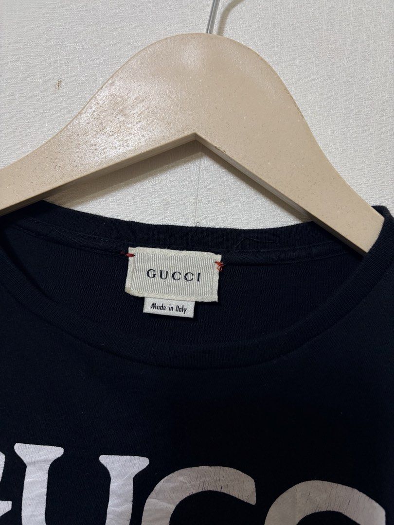 Gucci tshirt authentic (Category: Shirts) located in Iloilo. Submitted by ghettoriches_ (Listing ID 1457871366, Image 2). Description: Gucci youth fits small womens 17x23 Minimal hairline .