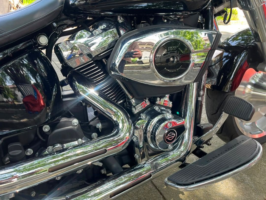 Harley-Davidson Fat Boy 117 (Category: Motorbikes for Sale) located in Caloocan City. Submitted by acechaluce2026 (Listing ID 1457753832, Image 3). Description: 2026 Harley-Davidson Fat Boy 117 🏍️🔥 FOR SALE — 2026 Harley-Davidson Fat Boy 117 Practically brand-new, showroom condition, with only 179 km on the odometer. Bought last January 2026. Bike Details: Model: 2026 Harley-Davidson Fat Boy 117 Engine: Milwaukee-Eight 117 V-Twin, 1,923 cc Powe