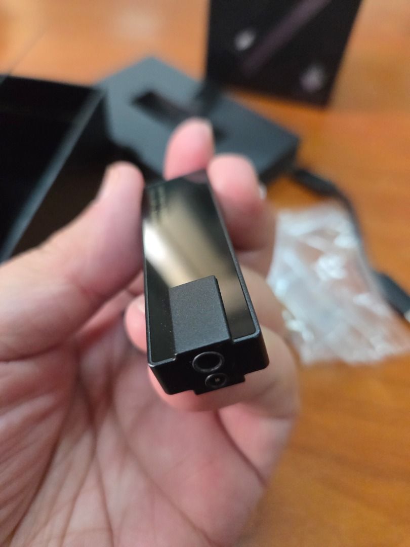 Hidizs S9 Pro Balanced DAC & Amp (Category: Soundbars, Speakers & Amplifiers) located in Dumaguete. Submitted by oam_t (Listing ID 1457716779, Image 2). Description: - Hidizs S9 Pro Balanced DAC/Amp - Elevate your audio experience - Supports high-resolution audio: 32Bit/768kHz, DSD512 - Connects via USB-C - Includes original box and accessories as per posted pictures - Perfect for enhancing sound quality on smartphones, tablets, and laptops -Cond