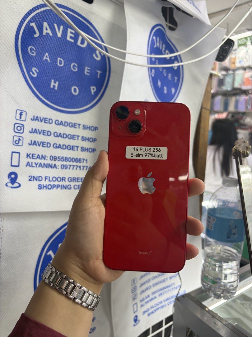 Iphone 14+ 256gb Esim Unlock 97% BH No issue (Category: iPhone 14 Series) located in San Juan City. Submitted by javedsgadgetshop (Listing ID 1457711524, Image 2). Description: Posting available device for today! QUICK INFO : Iphone 14+ 256gb 97% battery Esim unlock No issue / No repair Comes w/ case&charger&box Price may vary depends on the available Accepting swap/trade-in/installment/walk-in/delivery. For reference: visit our page - Javed's Ga