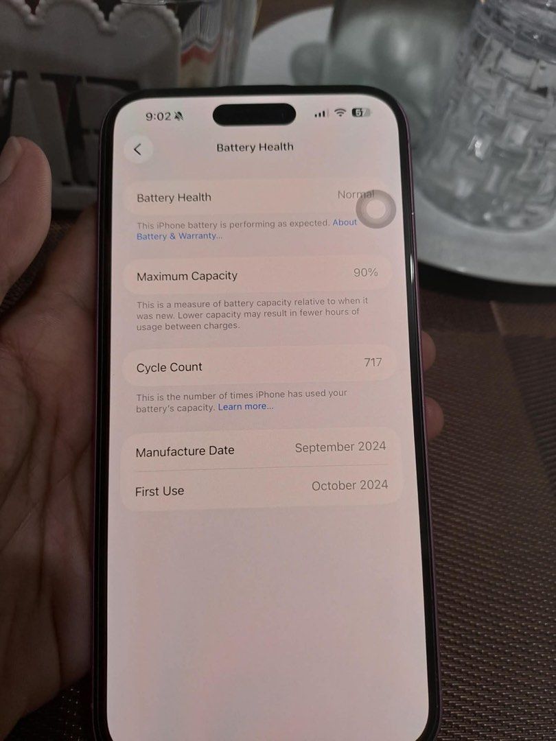 Iphone 16 plus 256 (Category: iPhone 16 Series) located in Angeles City. Submitted by fayeney514588 (Listing ID 1457822412, Image 1). Description: 90 batt health No issue makinis.