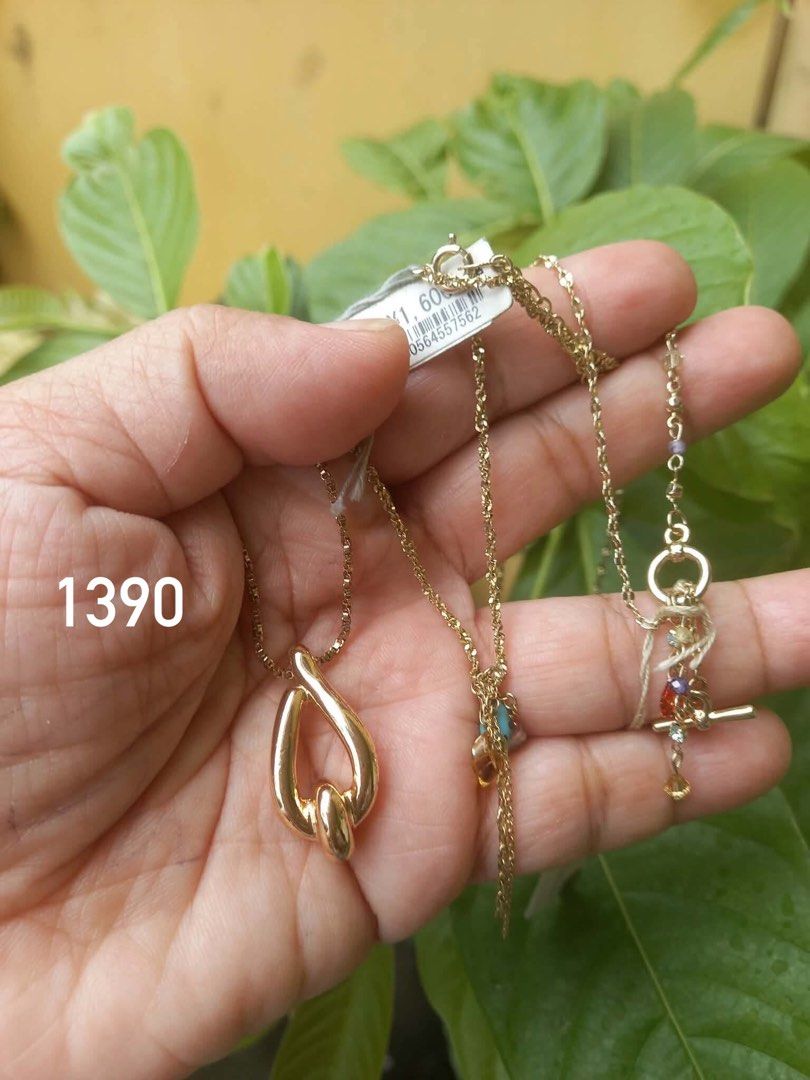 3 for 1390 Japan source necklace with tag gold tone (Category: Announcements) located in Naga. Submitted by happeemarket (Listing ID 1457823119, Image 1). Description: Japan source .