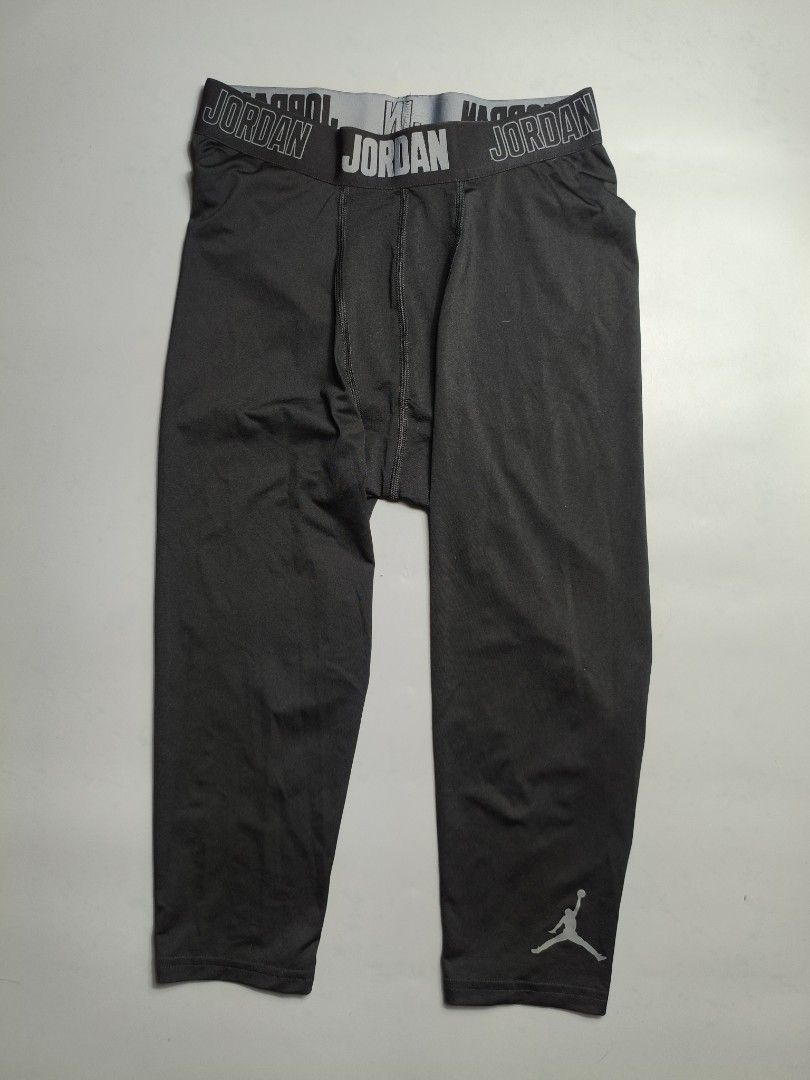 Jordan Training Dri-Fit Compression Tights Size L (Category: Activewear) located in San Francisco. Submitted by prince0922 (Listing ID 1457814203, Image 1). Description: - Jordan Training Dri-Fit Compression Tights - Color: Black with Grey Jordan Branding - Size: Large (L) - Excellent Condition - Ideal for Workouts and Training.