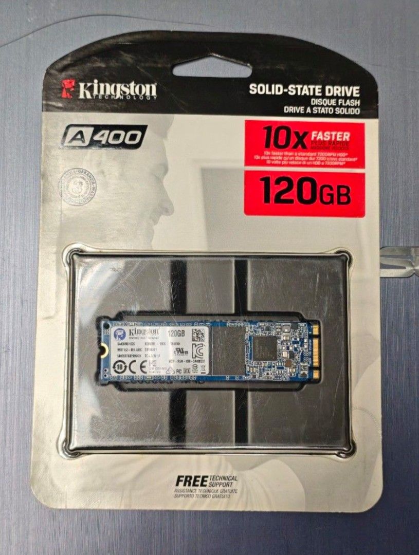 Kingston SSD (Category: Hard Disks & Thumbdrives) located in Quezon City. Submitted by guesswh0 (Listing ID 1457735254, Image 1). Description: Brand New Kingston 120GB M.2 Valenzuela/Cubao.