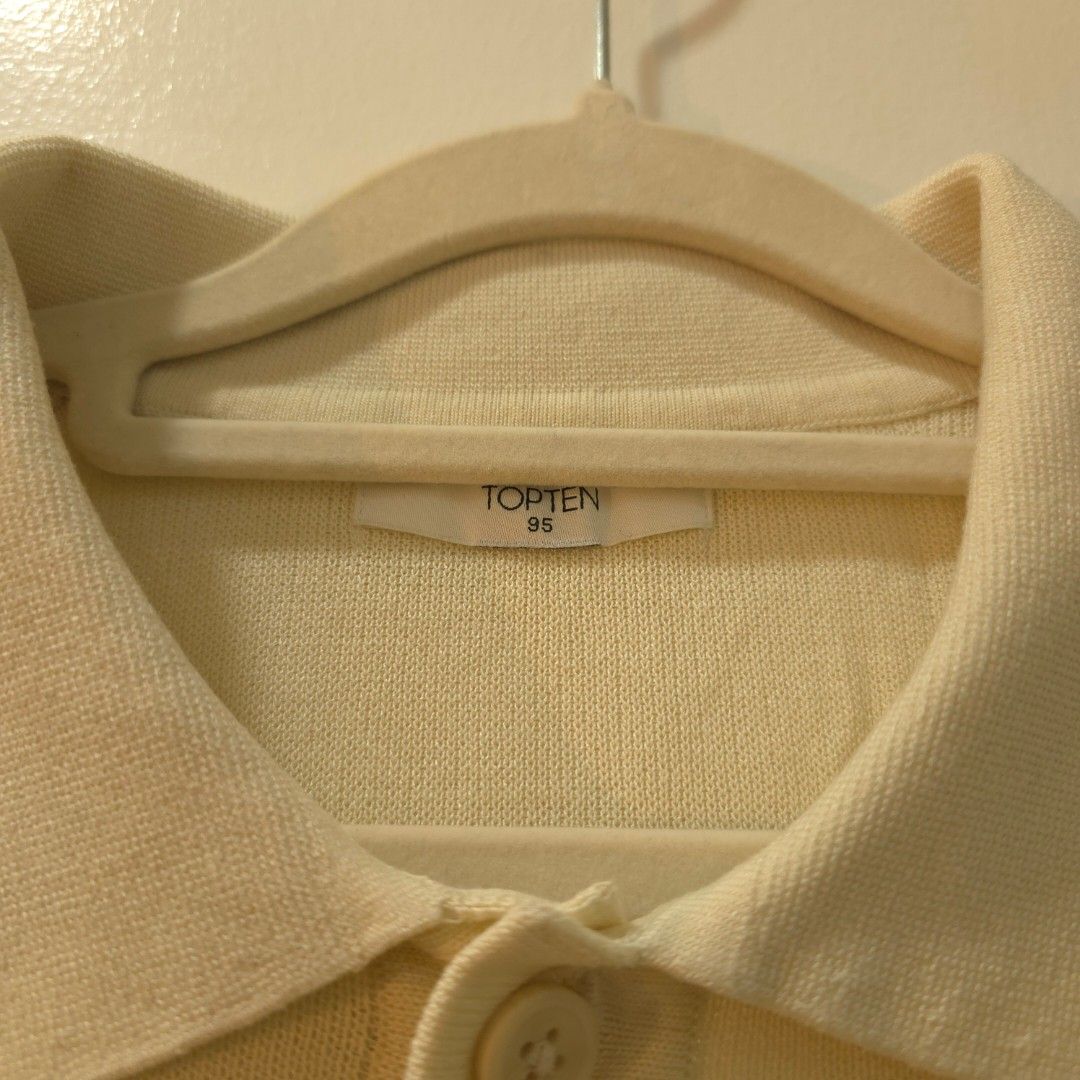 Knitted Polo Shirt (Category: Tshirts & Polo Shirts ) located in Cagayan de Oro. Submitted by dump.gallery (Listing ID 1457725290, Image 3). Description: Topten Knitted Polo 24 x 26 Ps. Not thrifted. Preloved item bought from the original store, rarely used, and in excellent condition. Condition rate: 10/10 Color rate: 10/10 Issue/s: None Mine: P 199.