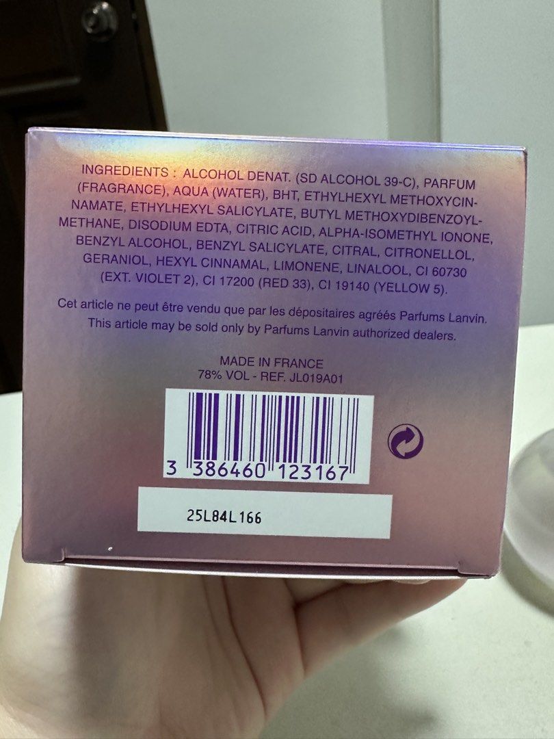 Lanvin Eclat D'Arpege Sheer 100ml EDT (Category: Fragrance & Deodorants) located in Cainta. Submitted by sploot1 (Listing ID 1457832244, Image 3). Description: Few sprays missing. Like new. 100% legit bought from trusted seller. No issues RFS did not like scent Can do shipping via lalamove Gcash payment only via shipping Cainta Rizal loc.