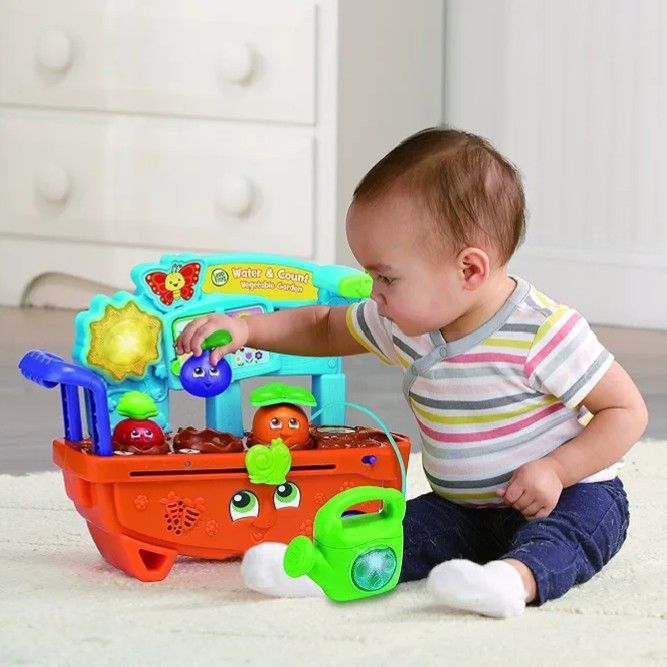 LeapFrog Water & Count Veggie Garden (Category: Infant Playtime) located in Santa Rosa. Submitted by littlegioiaph (Listing ID 1457760010, Image 3). Description: - interactive educational toy designed for toddlers aged 9 to 36 months to explore counting, colors, and plant growth through pretend play. - missing 3 accessory pieces (the little pull-out radish, onion, and trowel tool). Selling as is! 📌NO LIKE/FOLLOW = NO MINE 💸Payment Method: GCash