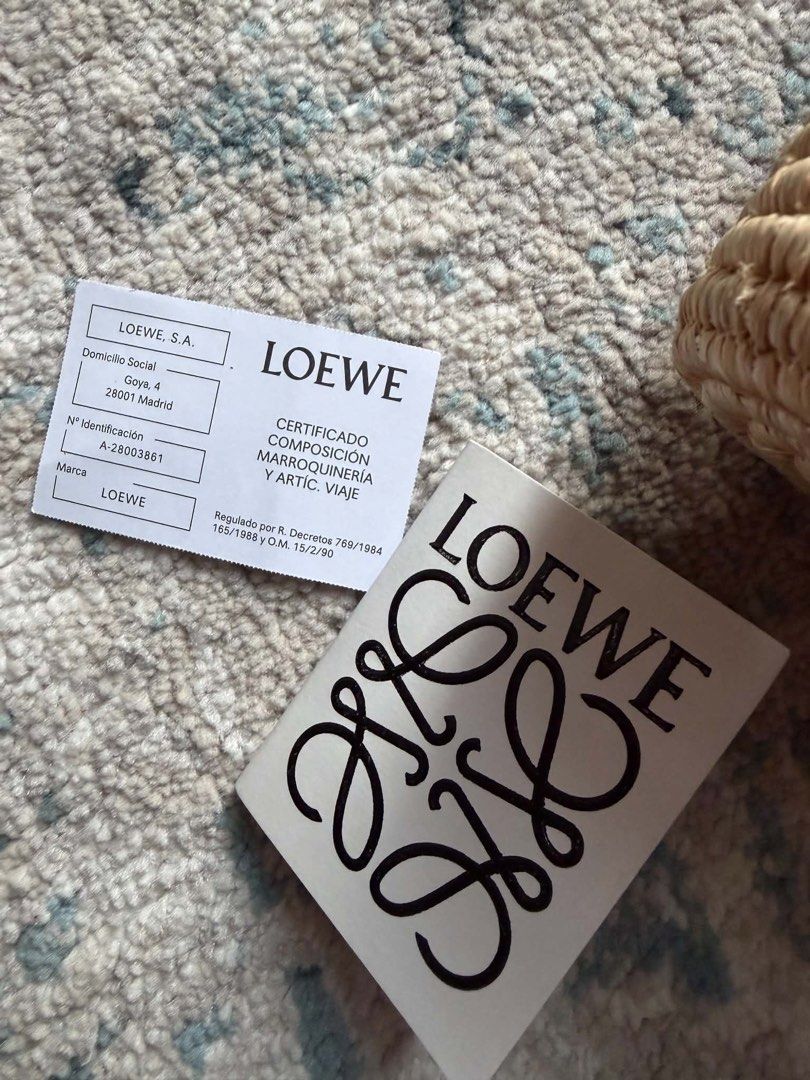 Loewe raffia bag (Category: Luxury Bags & Wallets) located in Quezon City. Submitted by designerstuffph (Listing ID 1457888540, Image 3). Description: Authentic No flaws.