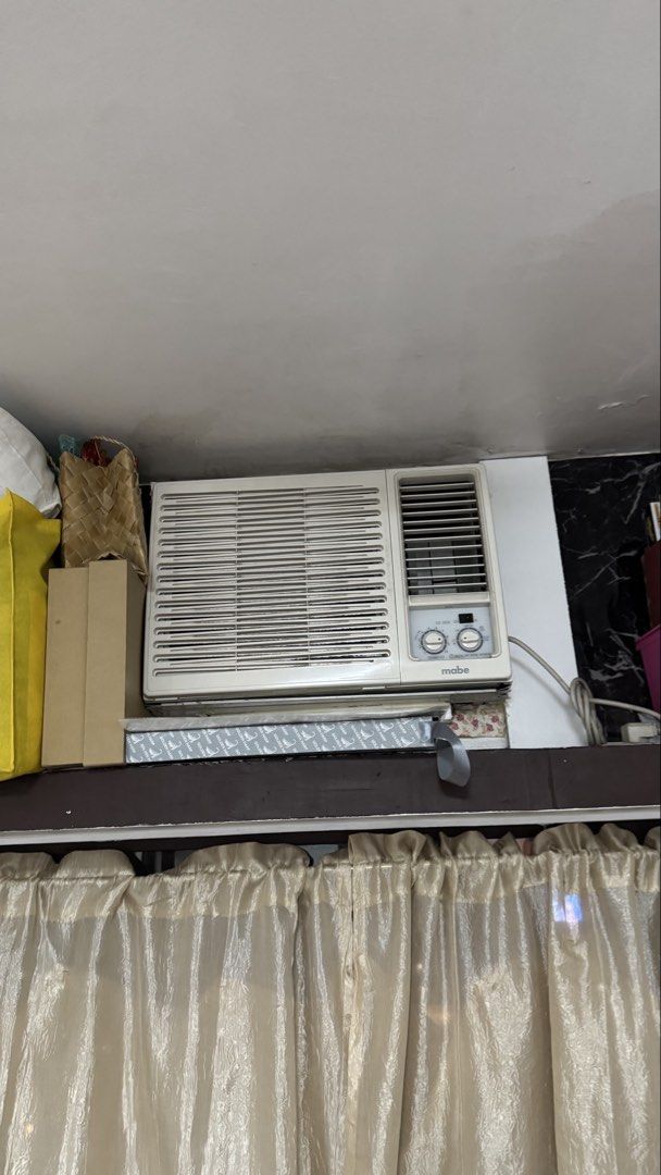 MABE AIRCON (Category: Other Home Furniture) located in Mandaluyong City. Submitted by girlieadelacruz28 (Listing ID 1457756035, Image 2). Description: 2 Available Units 1HP 220V Cooling is good as new 4years used Well maintained Just needs cleaning Reason for selling: Relocated to a fully furnished unit. Descriptions in photo posted.