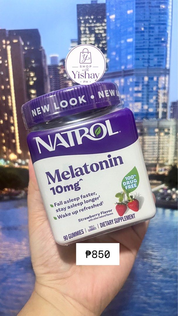 MELATONIN 10mg (Category: Health Food, Drinks & Tonics) located in Rizal. Submitted by ichaaay21 (Listing ID 1457876263, Image 1). Description: PH ONHAND FROM US PASABUY BOX 🇺🇸.