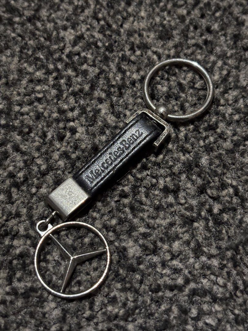 Mercedes Leather Strap Keychain (Category: Announcements) located in Bulacan. Submitted by thriftstarph (Listing ID 1457859306, Image 1). Description: PLEASE READ THE DESCRIPTION BELO‼️ Mercedes Leather Strap Metal Logo From: Japan.