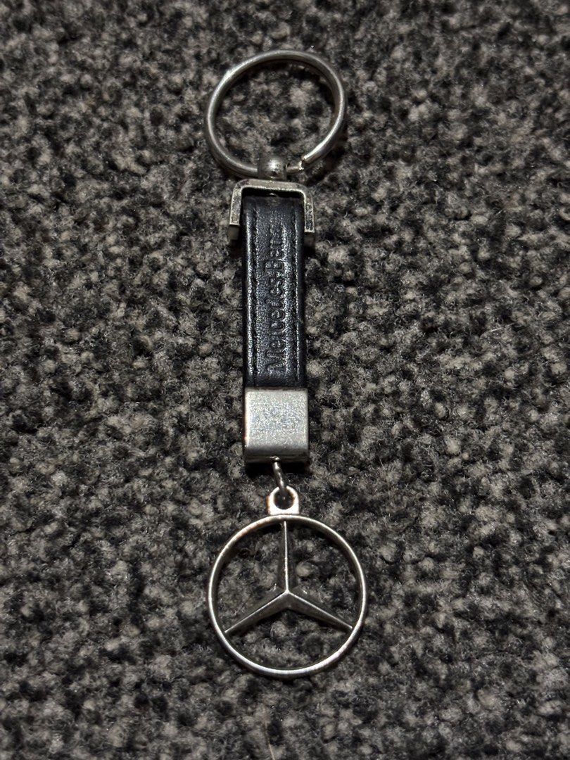 Mercedes Leather Strap Keychain (Category: Announcements) located in Bulacan. Submitted by thriftstarph (Listing ID 1457859306, Image 3). Description: PLEASE READ THE DESCRIPTION BELO‼️ Mercedes Leather Strap Metal Logo From: Japan.