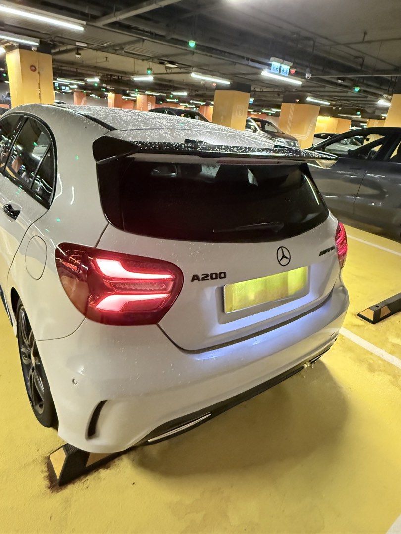 Mercedes-Benz A200 (A) （分類：車輛放售）位於 Hong Kong。 由 mass_2012 提交（商品編號 1457776272，圖片 3）。簡介： 灰色3手、淺灰改色膜、5萬3公里（持續上升）、假日車、剛完成保養，360泊車連CarPlay車機、跟車CAM、留牌、牌費到27年1月。
